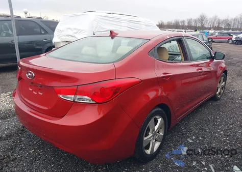 2012 Hyundai Elantra Gls из США, поврежденный, VIN KMHDH4AE4CU204062